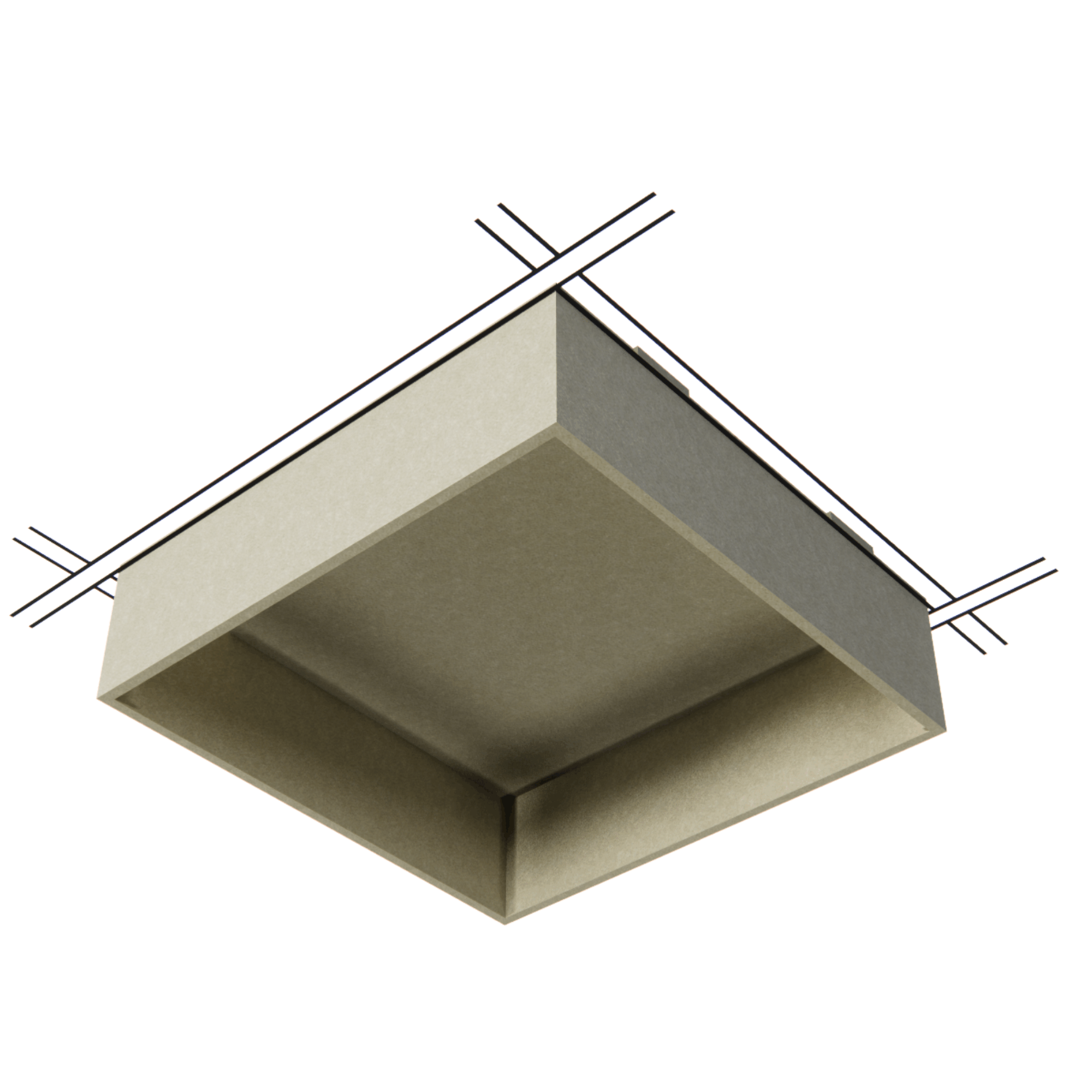 Cubo Pavé creux